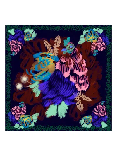 Henrik Vibskov Printed Scarf In Blue