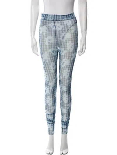 Pre-owned Henrik Vibskov Printed Skinny Leg Pants W/ Tags In Blue