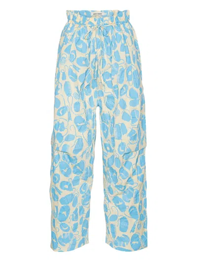 Henrik Vibskov Printed Trousers In Blue