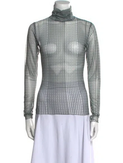 Pre-owned Henrik Vibskov Printed Turtleneck Top In Multi