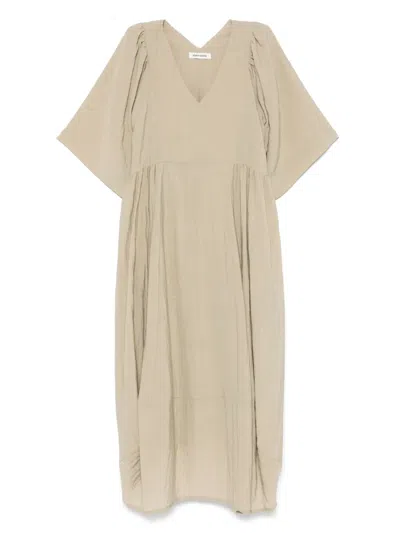 Henrik Vibskov Pump Midi Dress In Neutrals