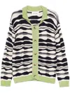 Henrik Vibskov Purl-knit Cardigan In Neutrals