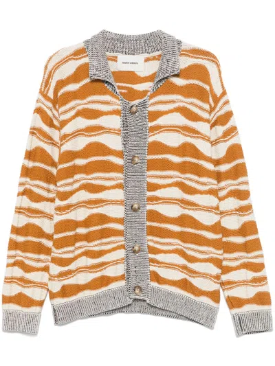 Henrik Vibskov Purl-knit Cardigan In Neutrals