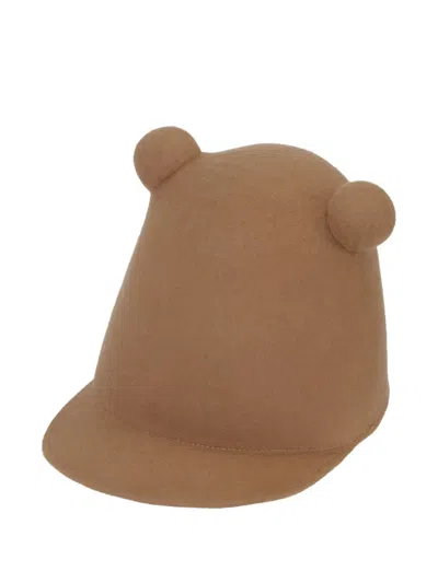 Henrik Vibskov Radar Hat In Brown