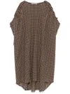 Henrik Vibskov Renew Midi Dress In Brown