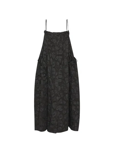 Henrik Vibskov Rooster Midi Dress In Black
