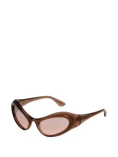 Henrik Vibskov Scott Cat-eye Sunglasses In Brown