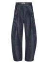 Henrik Vibskov Shady Suiting Pinstripe Wide-leg Trousers In Blue