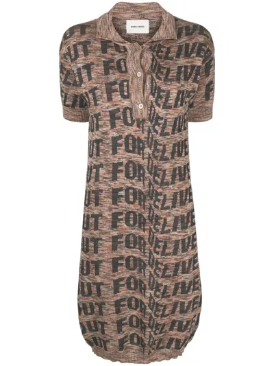 Henrik Vibskov Signed Polo Dress In Black