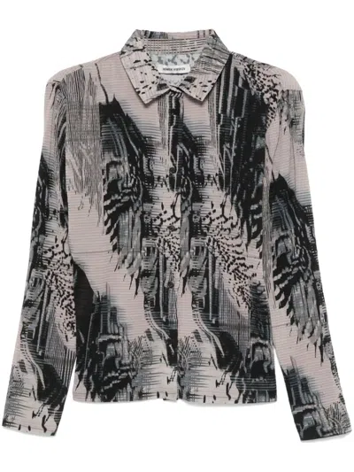 Henrik Vibskov Silhouette Shirt In Brown