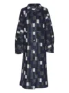 Henrik Vibskov Single-breasted Brushed Coat In Multi