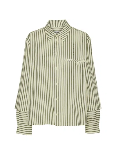 Henrik Vibskov Software Stripes Shirt In Black