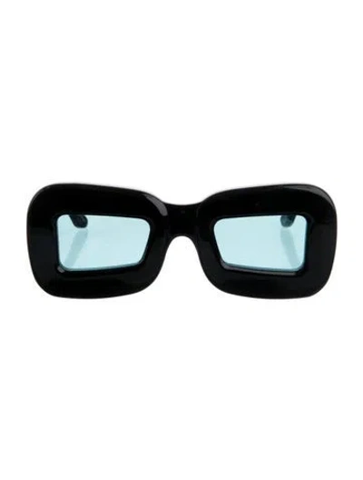 Pre-owned Henrik Vibskov Square Tinted Sunglasses In Black