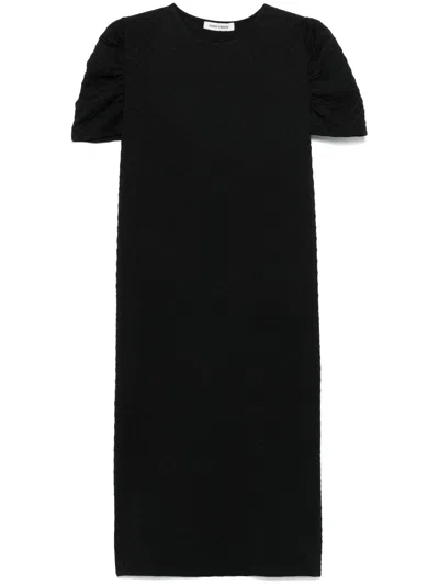 Henrik Vibskov Sun Reflection Midi Dress In Black