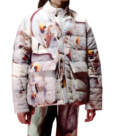 Henrik Vibskov Tabasco Jacket In Snow Tomato Mouse In Multi