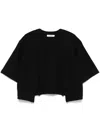 Henrik Vibskov Drop-shoulder T-shirt In Schwarz