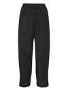 Henrik Vibskov Textured Drawstring Trousers In Black