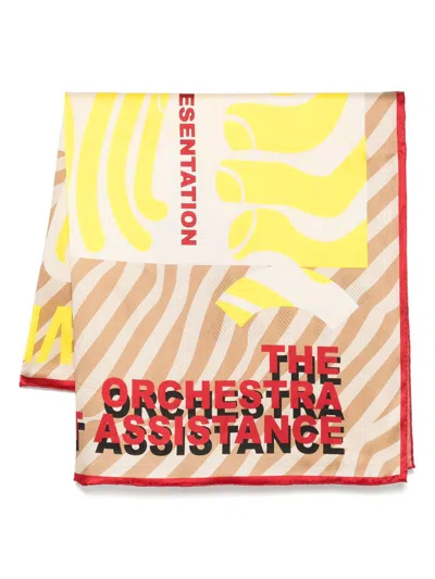 Henrik Vibskov The Orchestra Scarf In Neutrals