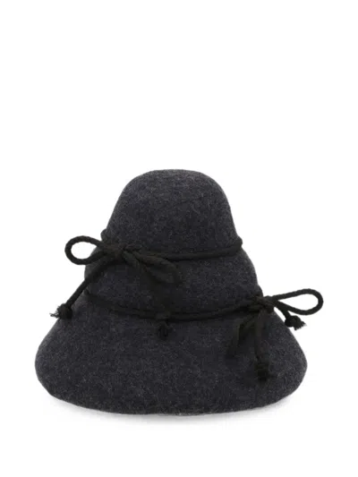 Henrik Vibskov Tower Rope-tie Hat In Blue