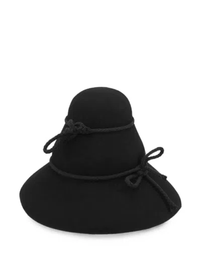 Henrik Vibskov Tower Sculptural-crown Hat In Black
