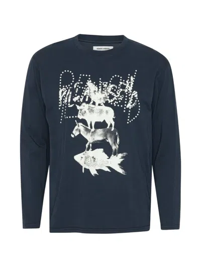 Henrik Vibskov Tower Swamp T-shirt In Blue