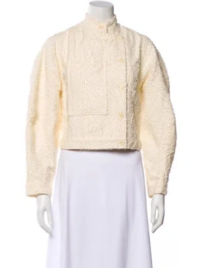 Pre-owned Henrik Vibskov Tweed Pattern Jacket In Neutral