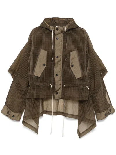 Henrik Vibskov Uncut Cape In Green