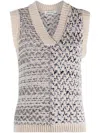 HENRIK VIBSKOV V-NECK KNITTED VEST