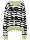 Henrik Vibskov Wave-knit Sweater In White
