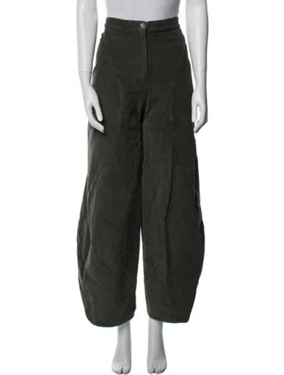 Pre-owned Henrik Vibskov Wide Leg Pants In Gray