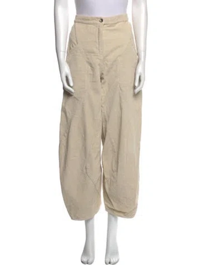 Pre-owned Henrik Vibskov Wide Leg Pants In Neutral