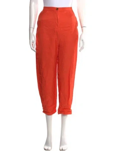 Pre-owned Henrik Vibskov Wide Leg Pants In Orange