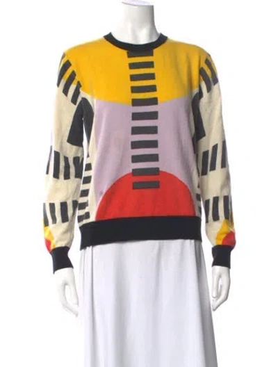 Pre-owned Henrik Vibskov Wool Graphic Print Sweater In Multi