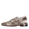 Henry Beguelin Flat Shoes Grey In Grigio Metallici E Grigi