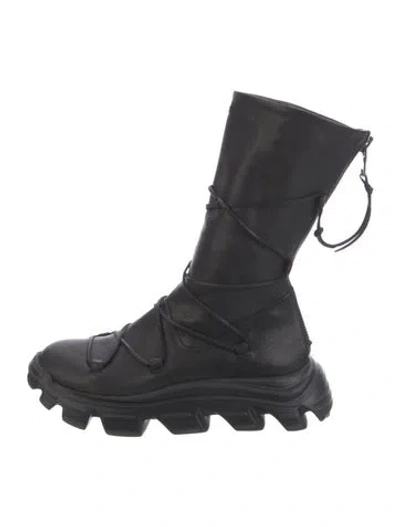 Pre-owned Henry Beguelin Leather Boots In Black