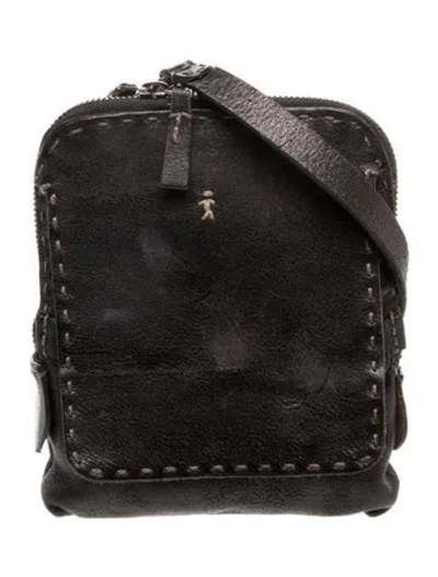 Pre-owned Henry Beguelin Leather Crossbody Bag In Black