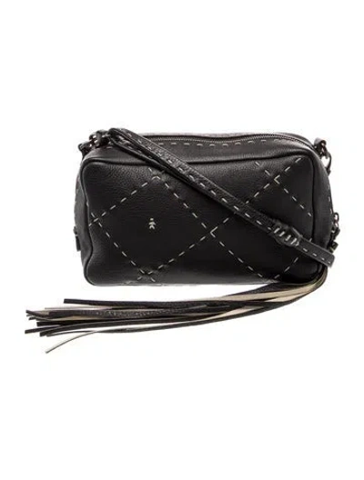 Pre-owned Henry Beguelin Leather Crossbody Bag In Black