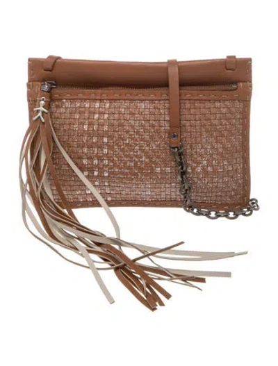 Pre-owned Henry Beguelin Leather Crossbody Bag In Brown