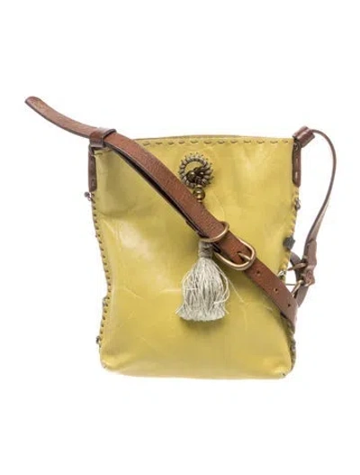 Pre-owned Henry Beguelin Leather Crossbody Bag In Green