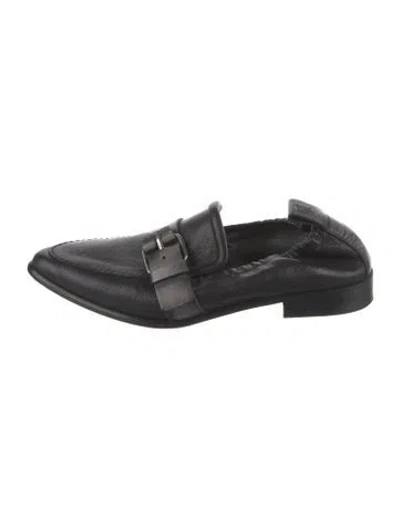 Pre-owned Henry Beguelin Leather Loafers In Black