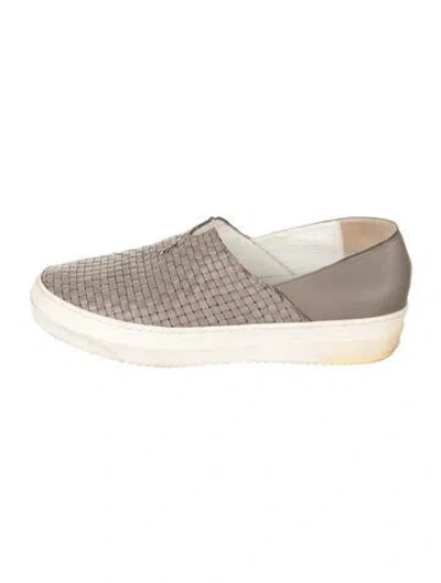 Pre-owned Henry Beguelin Leather Patterned Sneakers In Multicolor