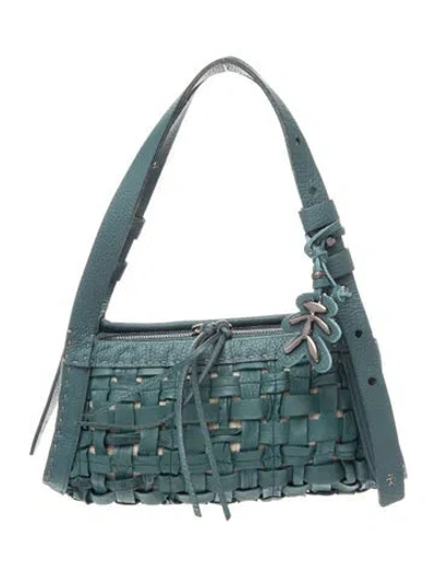 Pre-owned Henry Beguelin Leather Shoulder Bag In Blue