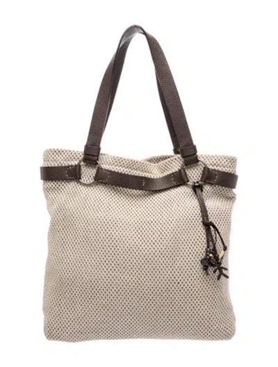 Pre-owned Henry Beguelin Leather Shoulder Bag In Neutral