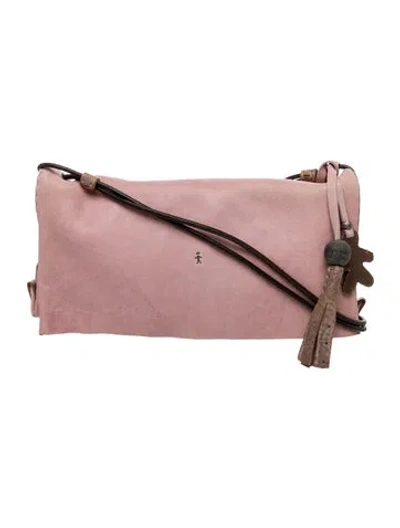 Pre-owned Henry Beguelin Leather Shoulder Bag In Pink