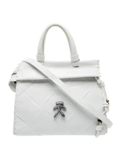 Pre-owned Henry Beguelin Leather Shoulder Bag In White