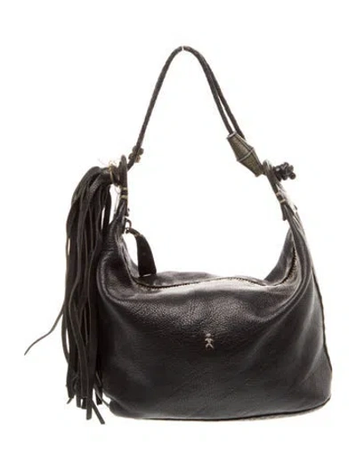Pre-owned Henry Beguelin Leather Top Handle Bag In Black