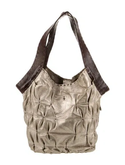 Pre-owned Henry Beguelin Leather Top Handle Bag In Multi