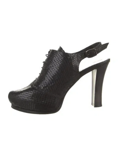 Pre-owned Henry Beguelin Slingback Sandals In Black