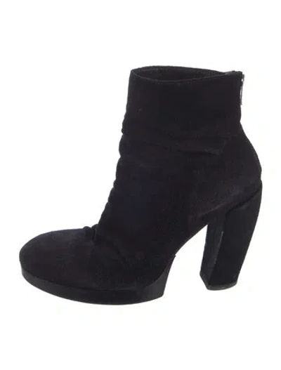 Pre-owned Henry Beguelin Suede Boots In Black