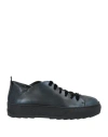 Henry Beguelin Woman Sneakers Midnight Blue Size 8 Leather In Blue